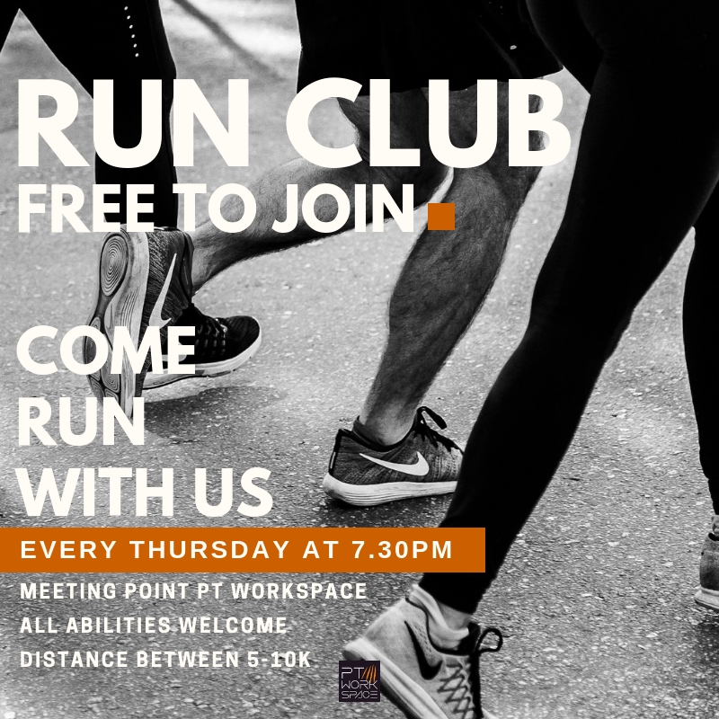 Run Club With PT Workspace Join FREE