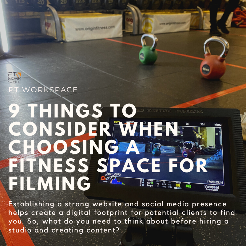 9 Things to Consider When Choosing a Fitness Space for Filming